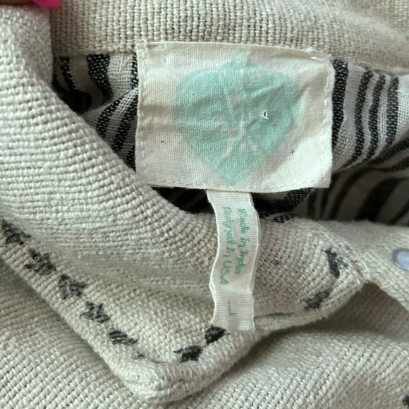 Z&L Europe Boho Coin Embellished Hand Painted Jacket Sz L - Picture 11 of 13